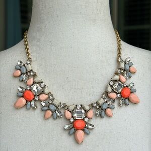 J. Crew rhinestone statement necklace